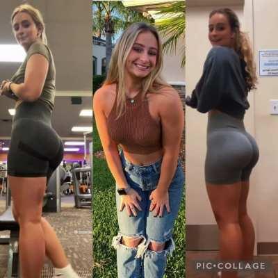 Erica Zehall aka ezpeasylemonsqueezyy on tiktok has the perfect 20yo college ass🤤