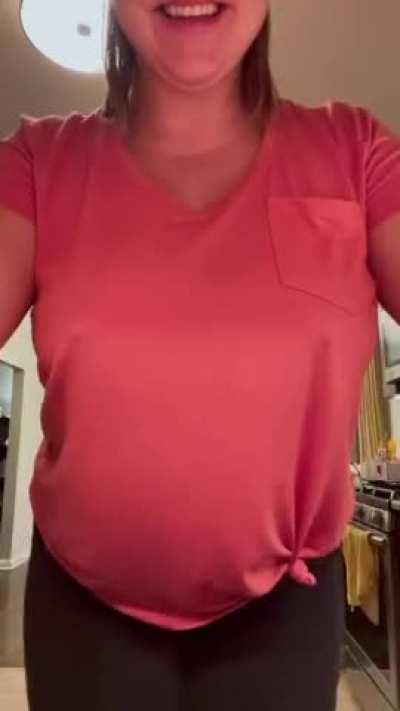 My mom tits after 3 kids (wait til the end 😉)