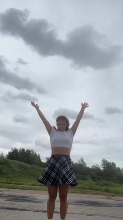 Love dancing in rain